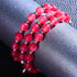 Roter Samt | Traumlandschaft Opal Armband